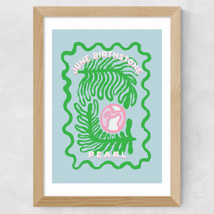 Pearl Wide Oak Frame