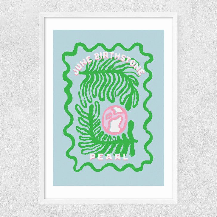 Pearl Narrow White Frame