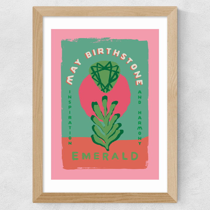 Emerald Wide Oak Frame Emerald Wide Oak Frame