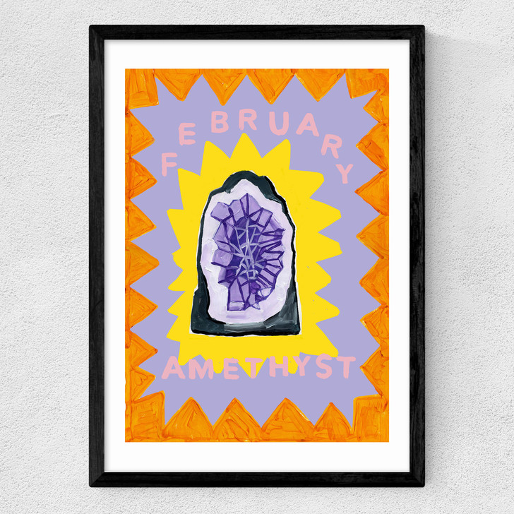 Amethyst Medium Black Frame