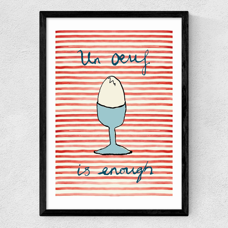 Un oeuf Medium Black Frame Un oeuf Medium Black Frame