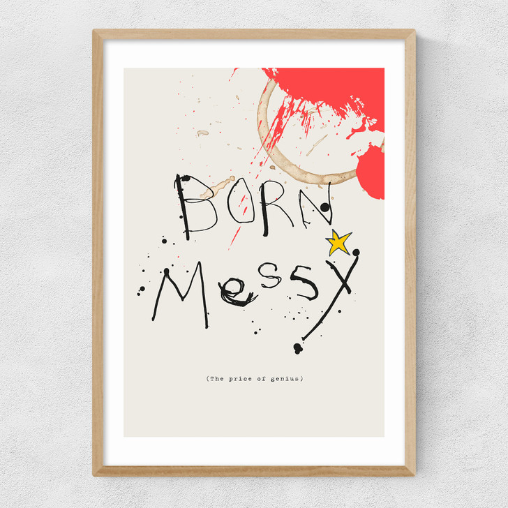 Born Messy Narrow Oak Frame