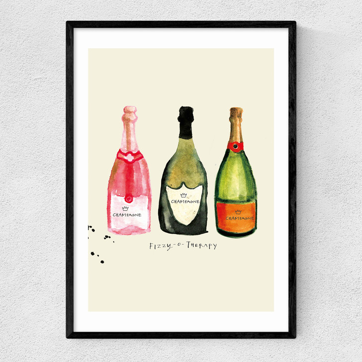 Fizzy O Therapy Narrow Black Frame Fizzy O Therapy Narrow Black Frame