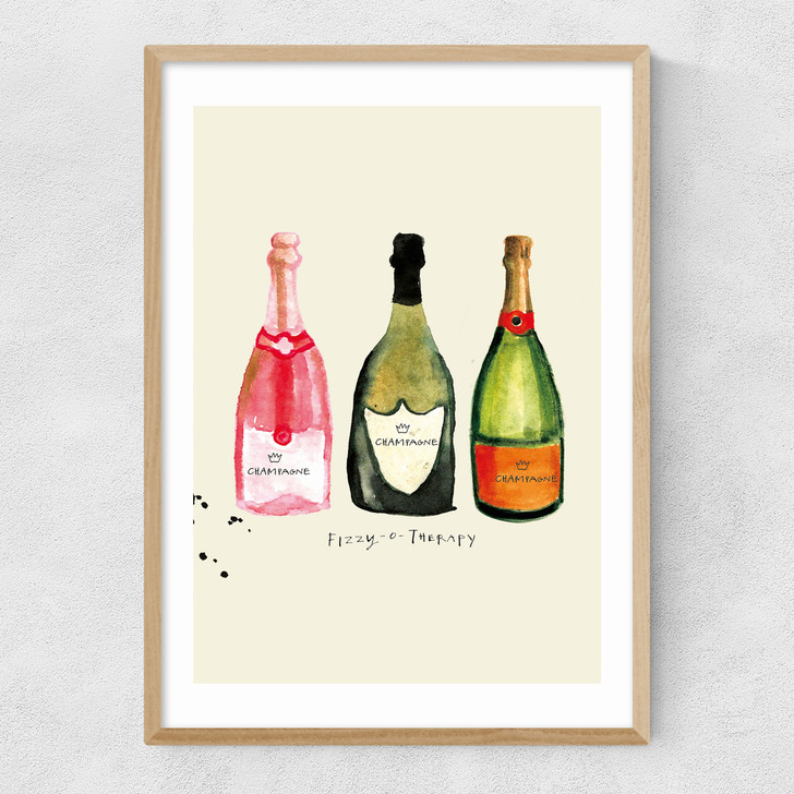 Fizzy O Therapy Narrow Oak Frame Fizzy O Therapy Narrow Oak Frame