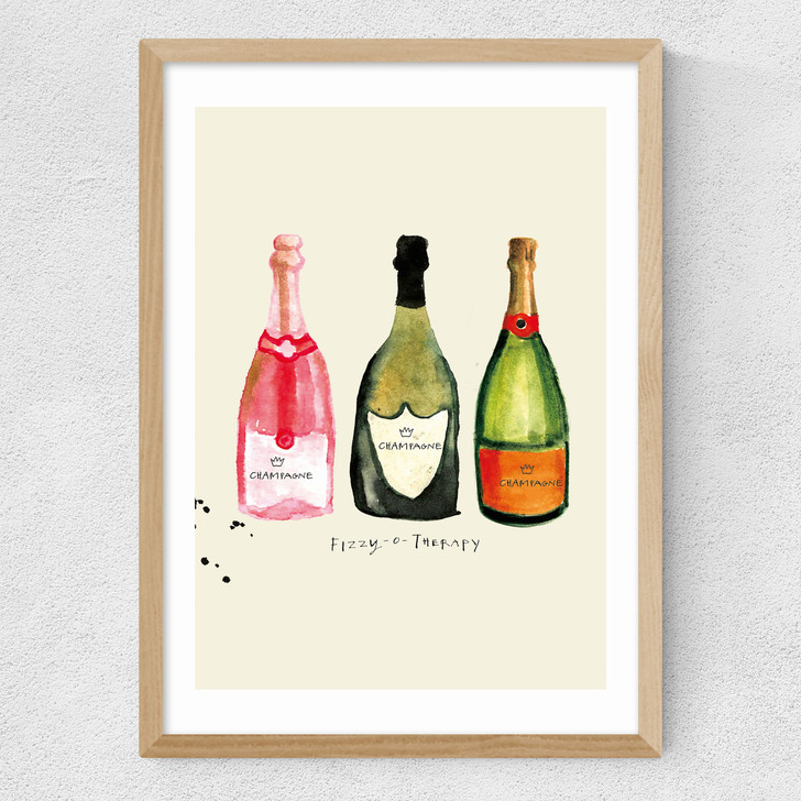 Fizzy O Therapy Medium Oak Frame Fizzy O Therapy Medium Oak Frame