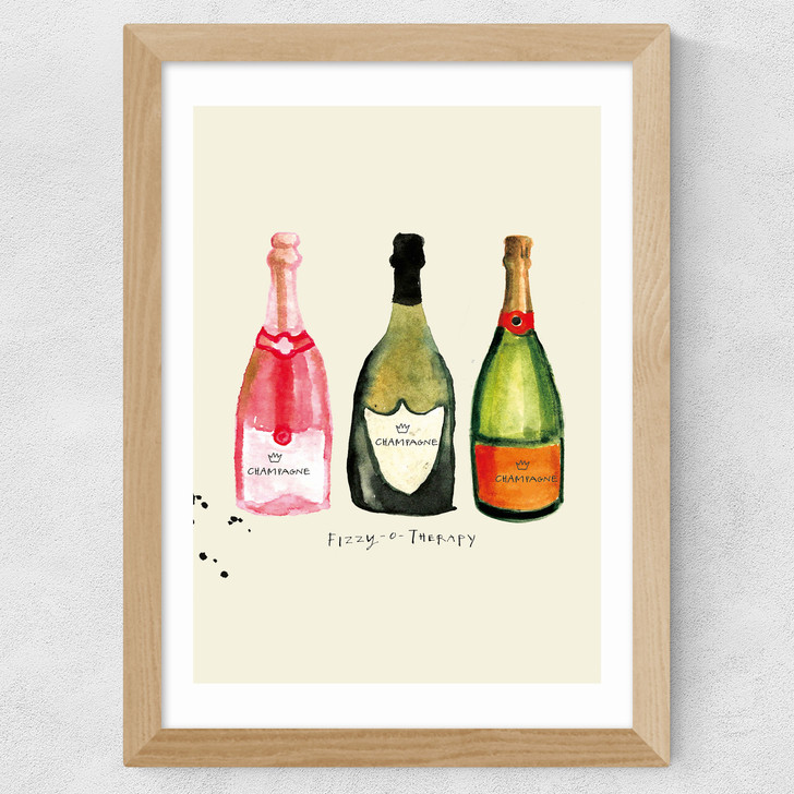 Fizzy O Therapy Wide Oak Frame Fizzy O Therapy Wide Oak Frame