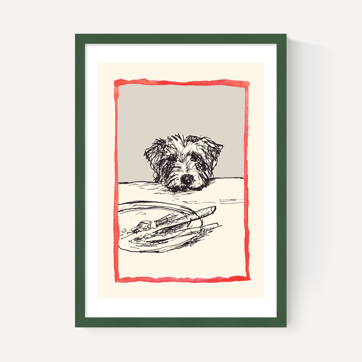 Dog With Plate