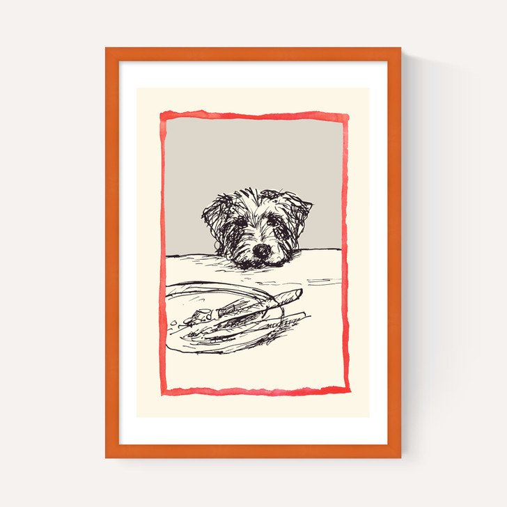 Dog With Plate