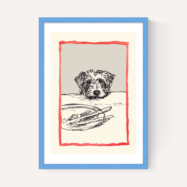 Dog With Plate