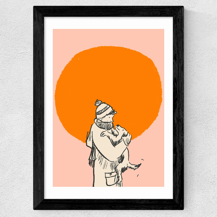 Hero's Welcome Wide Black Frame