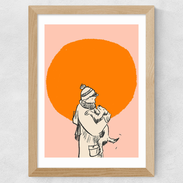 Hero's Welcome Wide Oak Frame