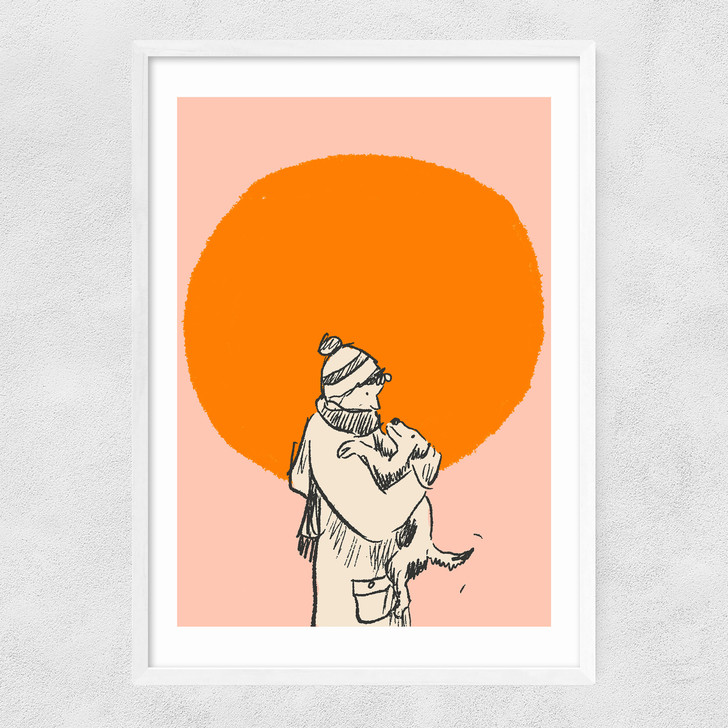 Hero's Welcome Narrow White Frame