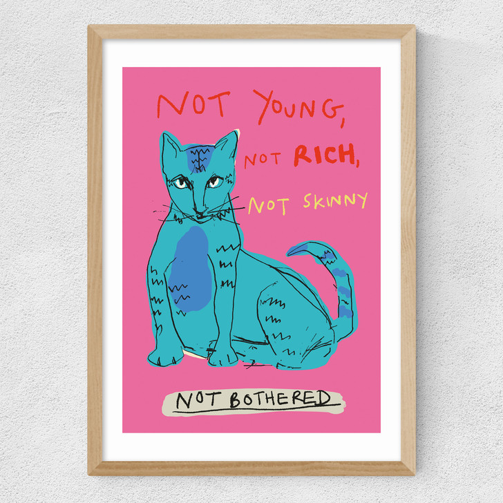 Not Bothered Medium Oak Frame Not Bothered Medium Oak Frame