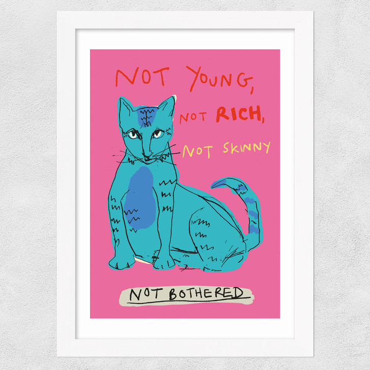 Not Bothered Wide White Frame Not Bothered Wide White Frame