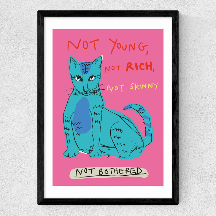 Not Bothered Medium Black Frame