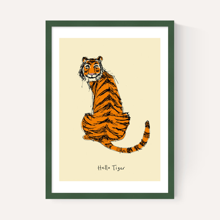 Hello Tiger by Poet and Painter