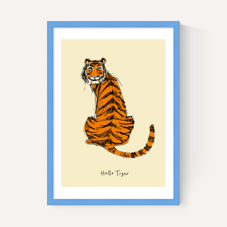Hello Tiger by Poet and Painter