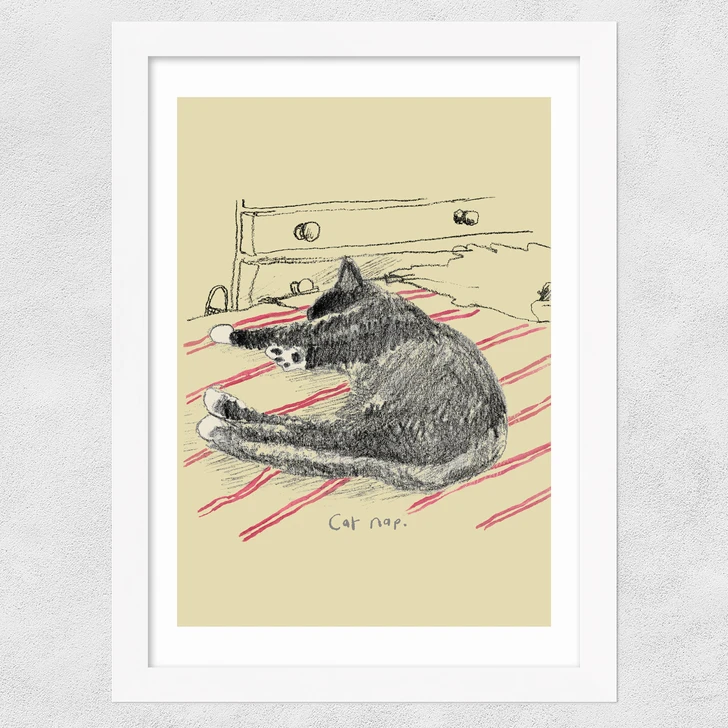 Cat Nap by Poet and Painter