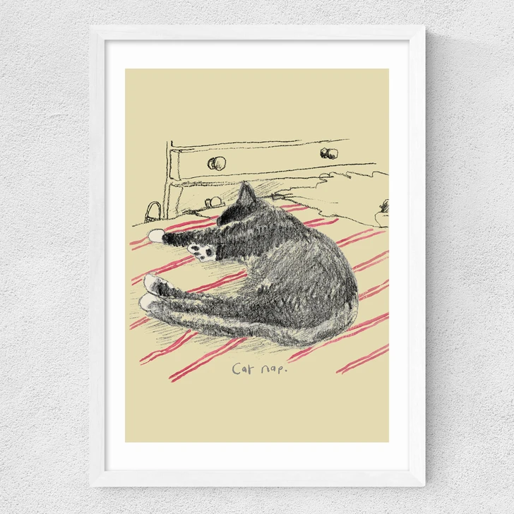 Cat Nap by Poet and Painter
