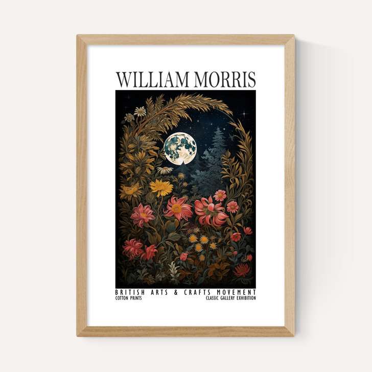 William Morris Moon Flowers
