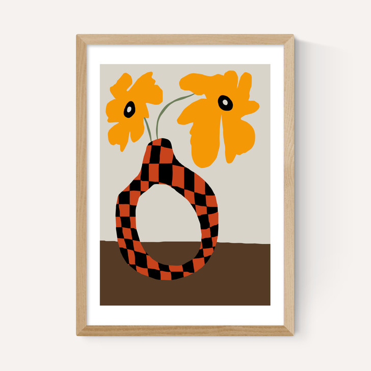 Modern Pottery and Flower