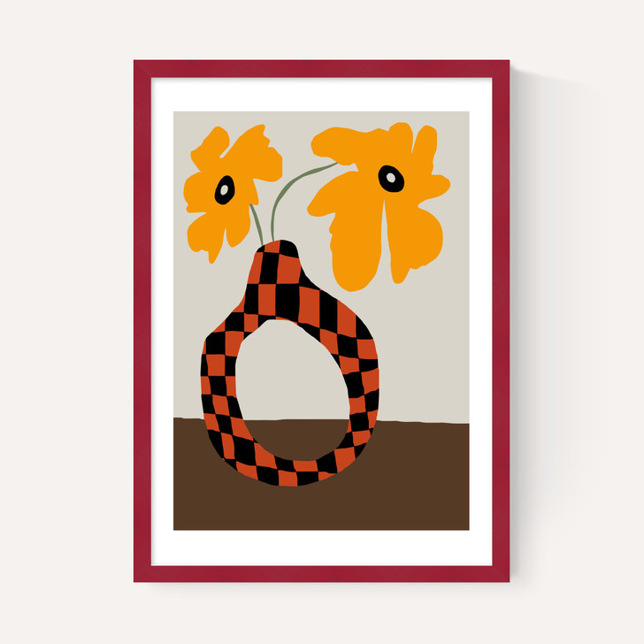 Modern Pottery and Flower