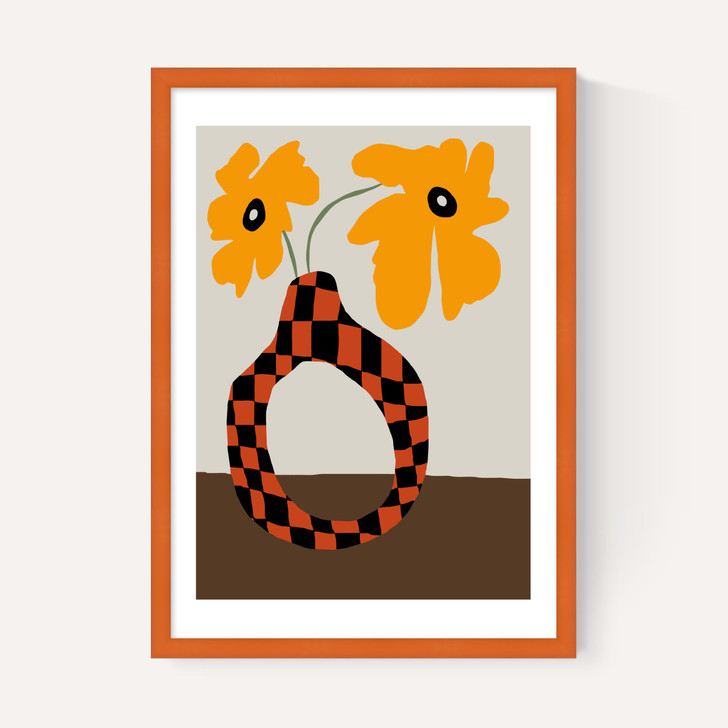 Modern Pottery and Flower