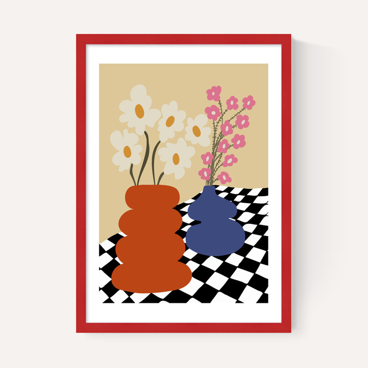 Two Blooming Pottery