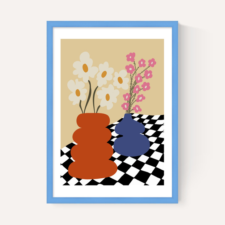 Two Blooming Pottery