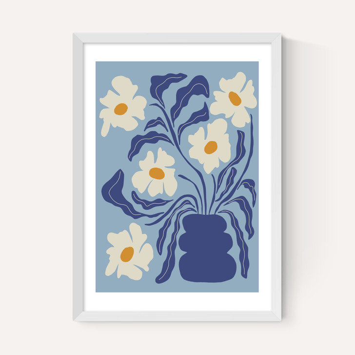 Blue Moon Flower Pot