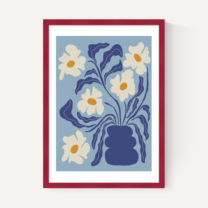 Blue Moon Flower Pot