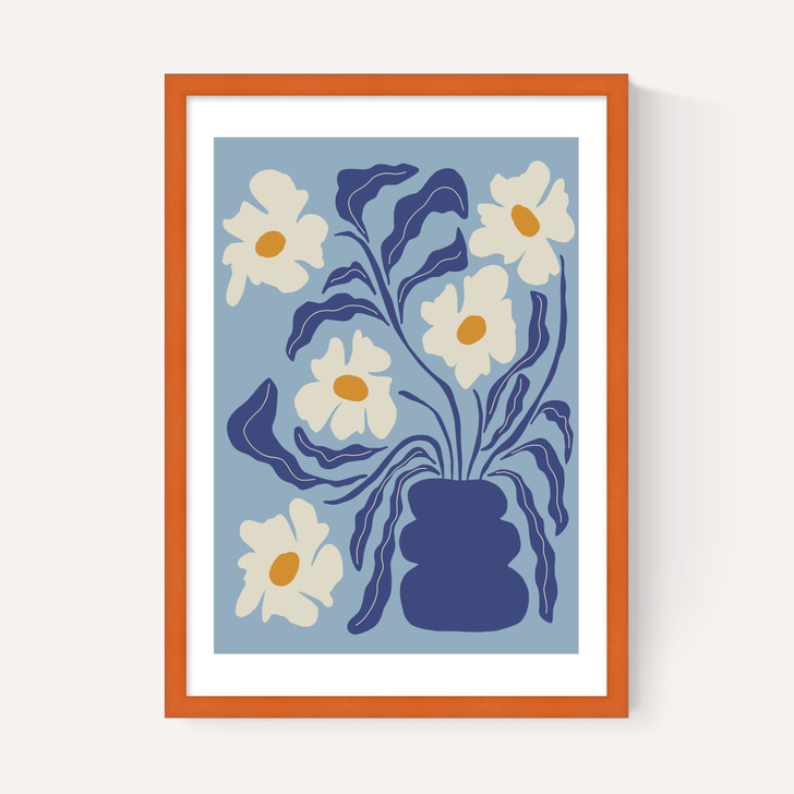 Blue Moon Flower Pot