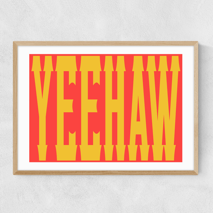 Yeehaw Narrow Oak Frame Yeehaw Narrow Oak Frame