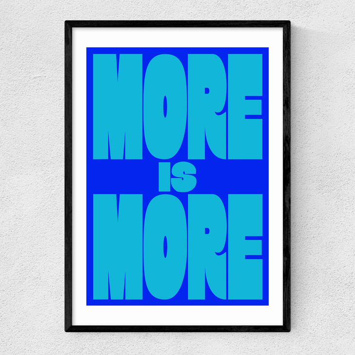 More Is More Narrow Black Frame More Is More Narrow Black Frame