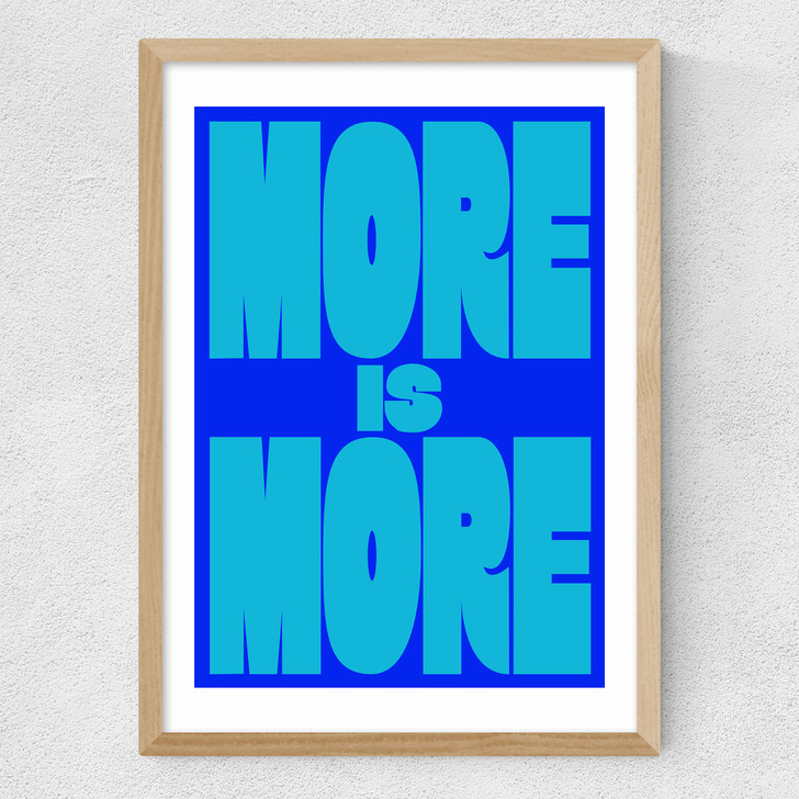 More Is More Medium Oak Frame More Is More Medium Oak Frame