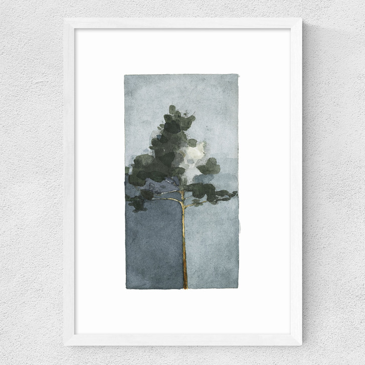 The Pine III Medium White Frame