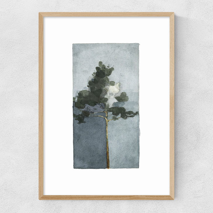 The Pine III Narrow Oak Frame