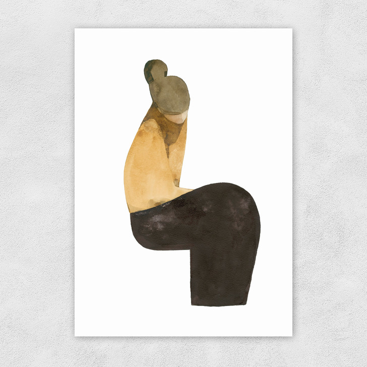 Sitting Woman XV Unframed Print