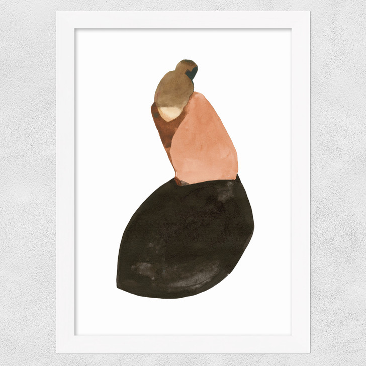 Sitting Woman XIII Wide White Frame Sitting Woman XIII Wide White Frame