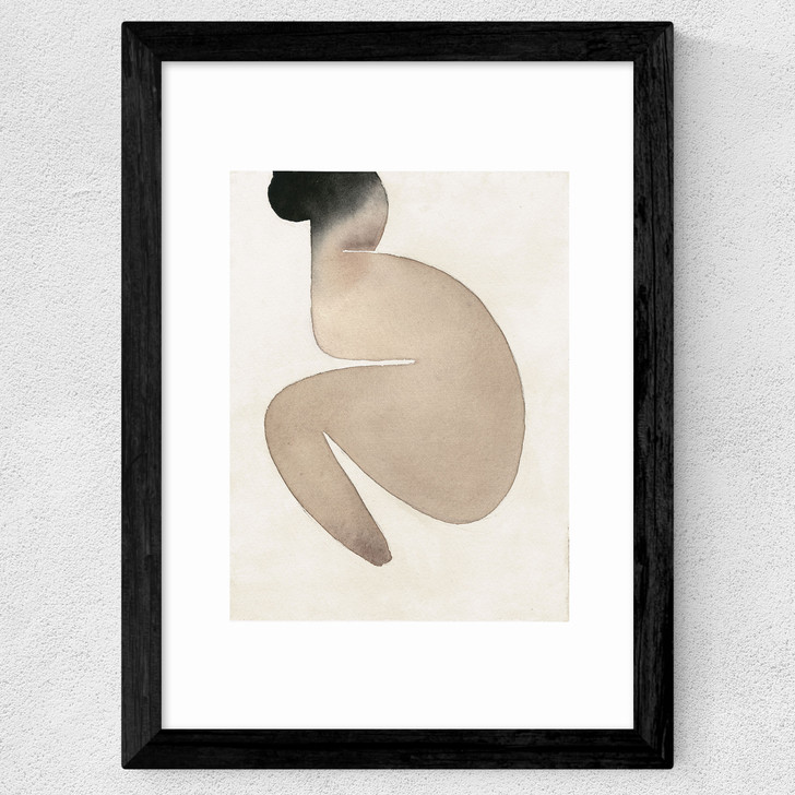 Nude Wide Black Frame