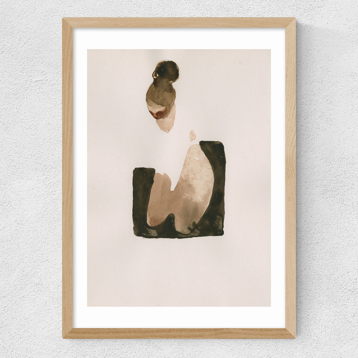 Kneeling Medium Oak Frame