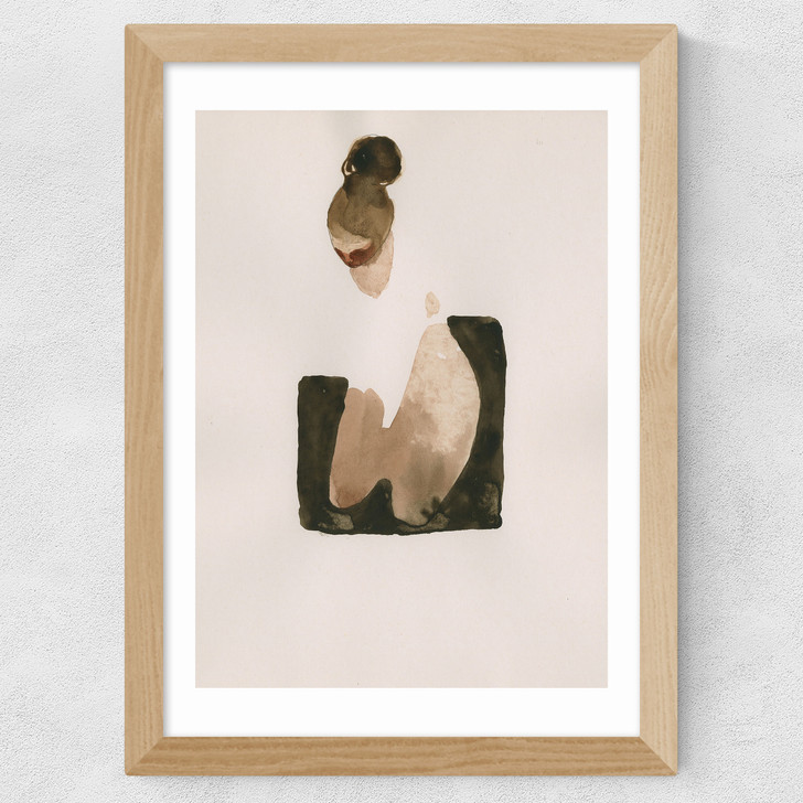 Kneeling Wide Oak Frame