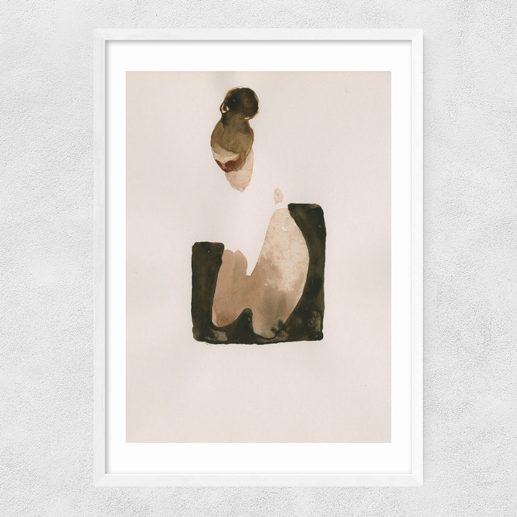 Kneeling Narrow White Frame