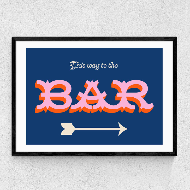 The Bar Narrow Black Frame