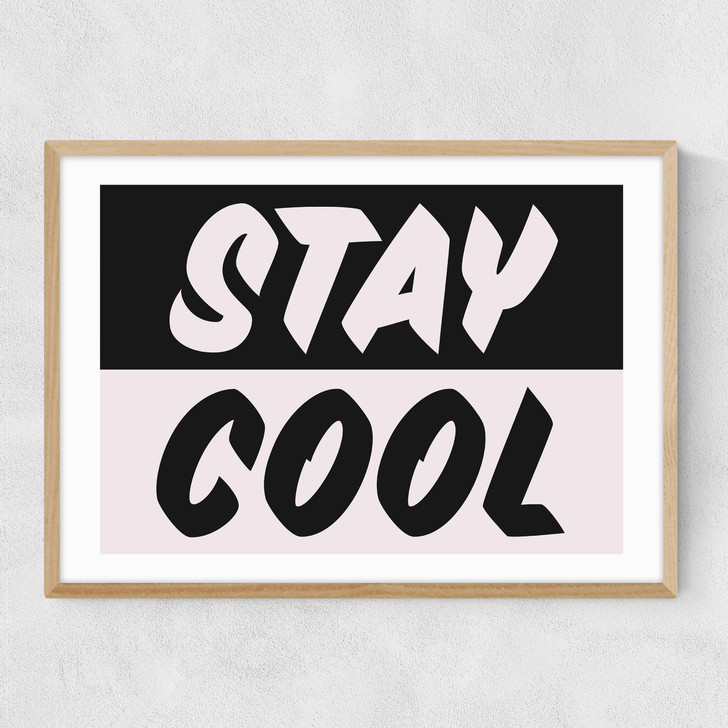 Stay Cool Narrow Oak Frame