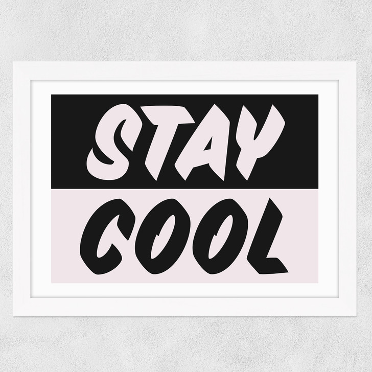 Stay Cool Wide White Frame