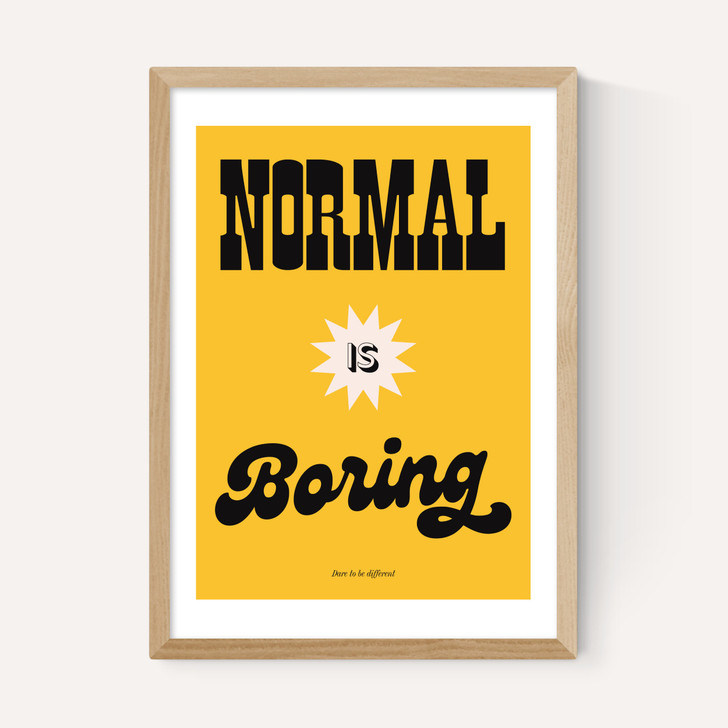 Normal Is Boring by HollieGraphik
