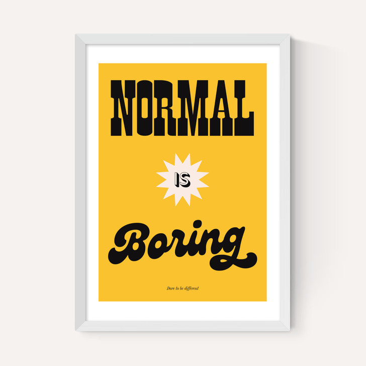 Normal Is Boring by HollieGraphik
