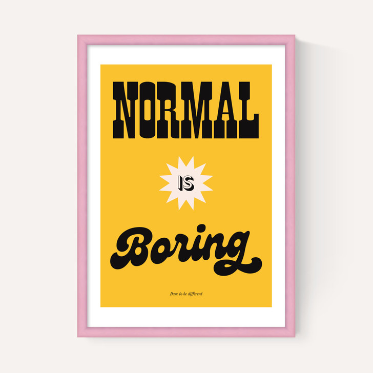 Normal Is Boring by HollieGraphik