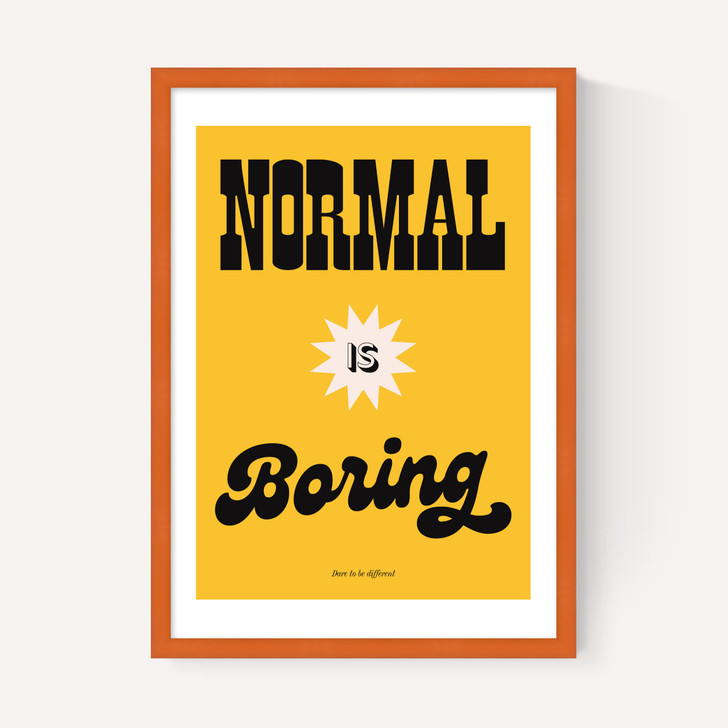 Normal Is Boring by HollieGraphik